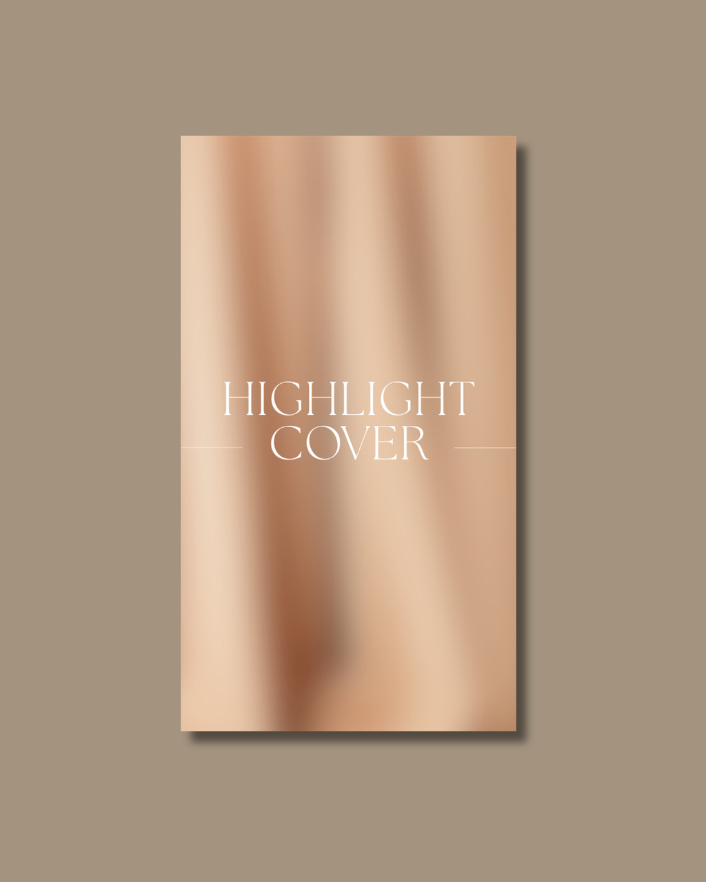 Highlight Cover personalizado
